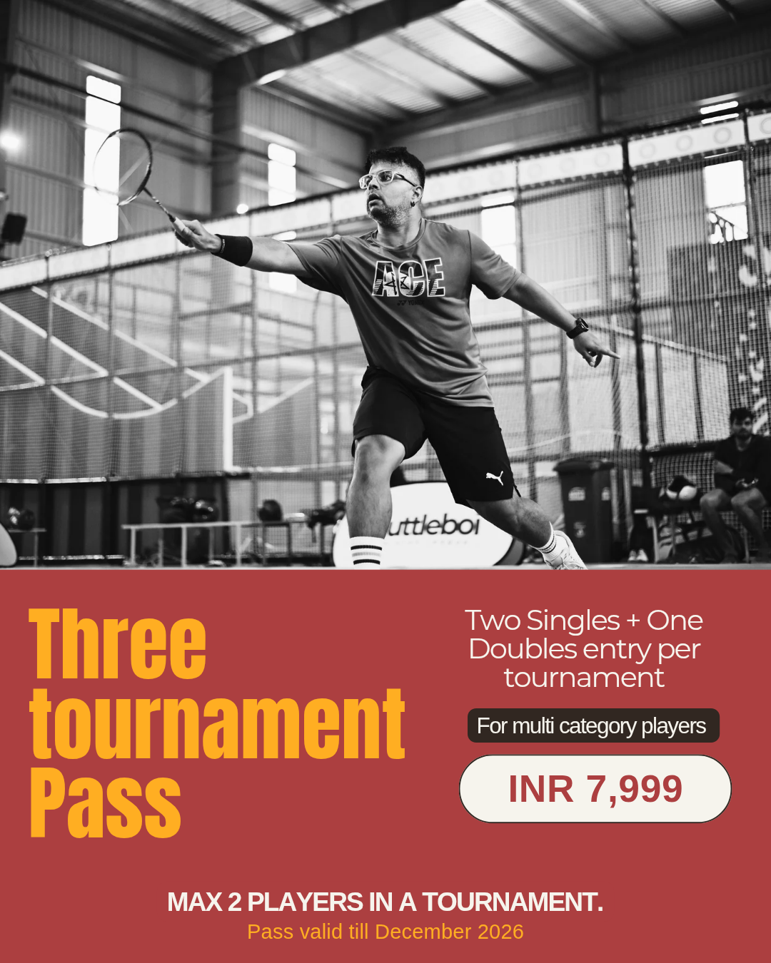 Three Tournaments Pass