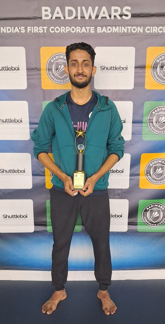 Gaurav Ajila Announces His Arrival with Men’s Singles Title at Mixed Corporate Fest