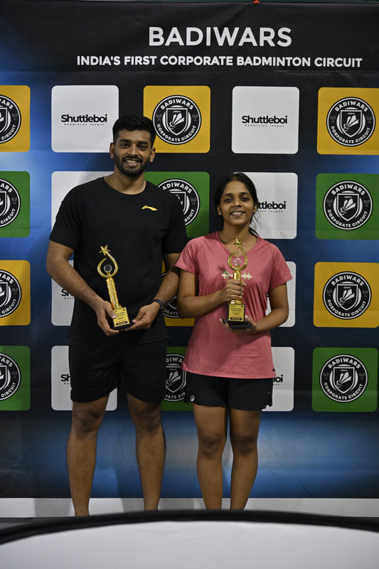 Devaiah M E & Devika Chandran Lead Dell Technologies to Mixed Doubles Title at Insportz Open
