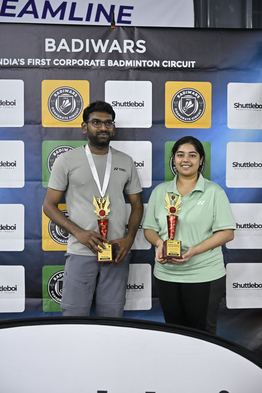 Uzma’s Perfect Day Continues with Mixed Doubles Triumph at Valentine’s Corporate Challenge